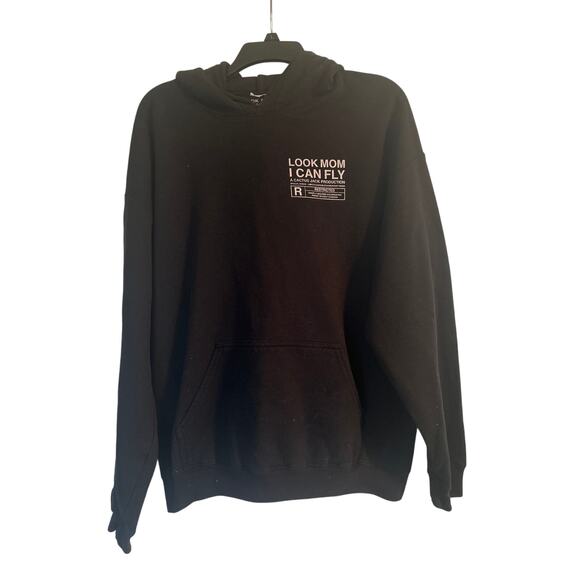 GUC Travis Scott LOOK MOM I CAN FLY Hoodie Cactus Jack No Drawstring Size Large - Picture 1 of 5